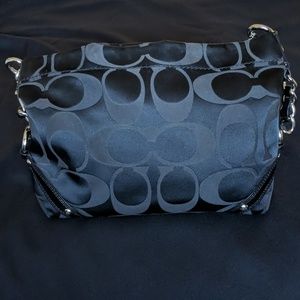 Coach Purse with Chain Detailing